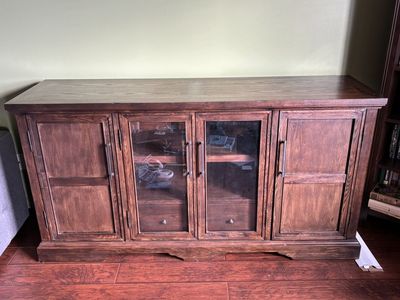 Solid Wood Entertainment Center