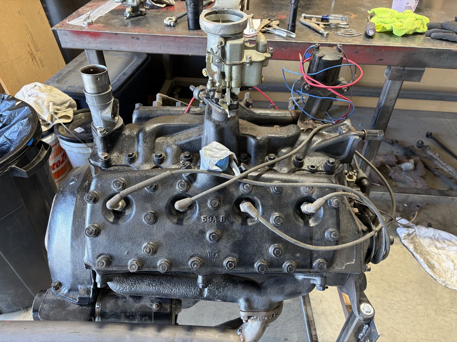 1946 1947 1948 Ford Flathead Engine Runs and ready to drop in