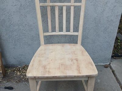 Fully Sanded Wooden Chair