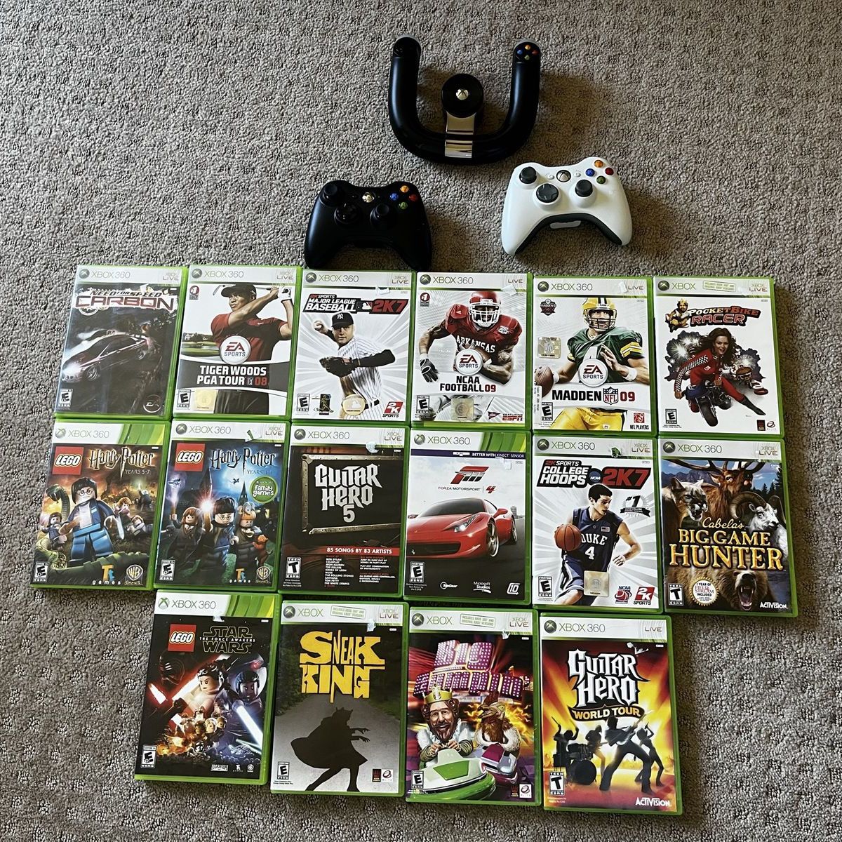 Xbox 360 Controllers and Games