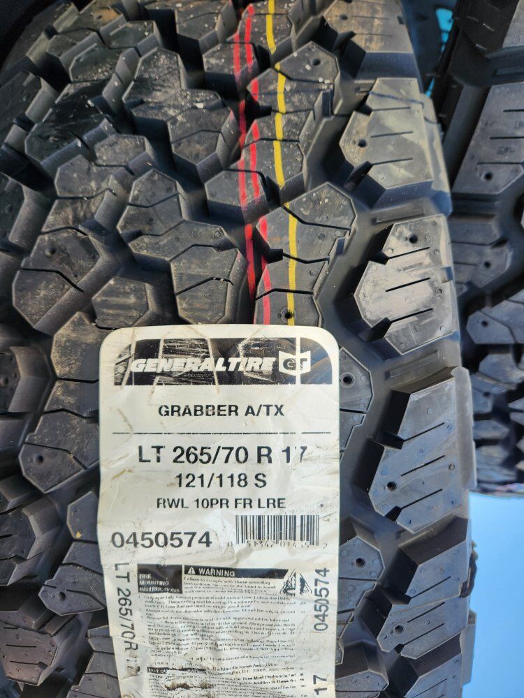 265/70r17 general grabber atx