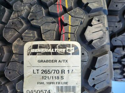 265/70r17 general grabber atx