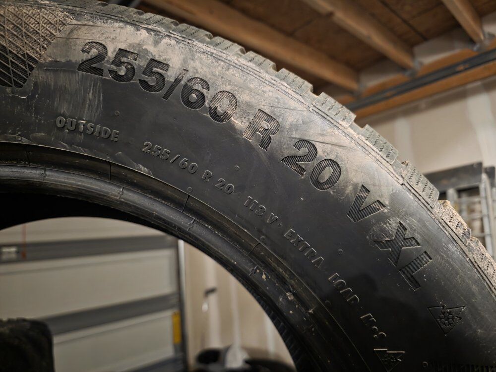 255/60R20 new continental winter snow tires