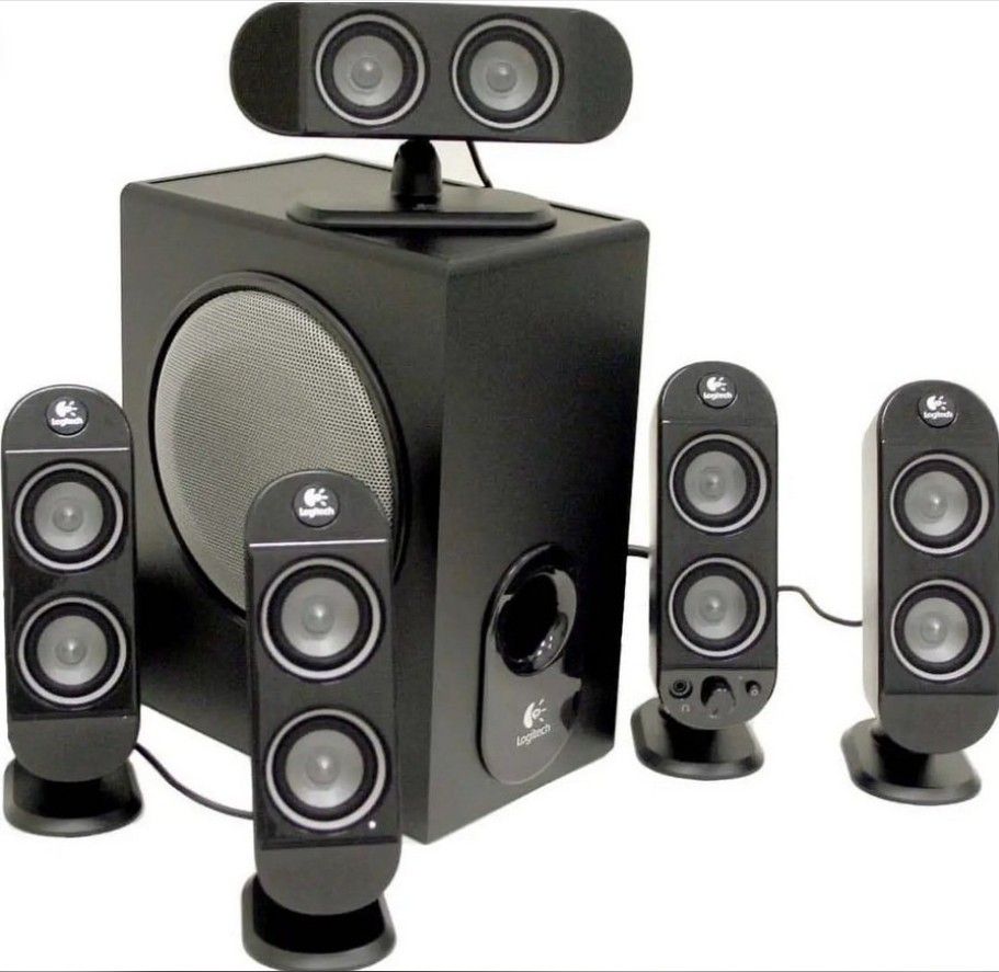Logitech X530 5.1 Surround Sound Speaker System - Like New