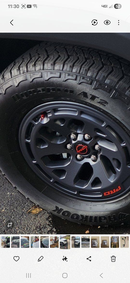 (NEW) 265X70X17Hankook dynapro AT2 tires