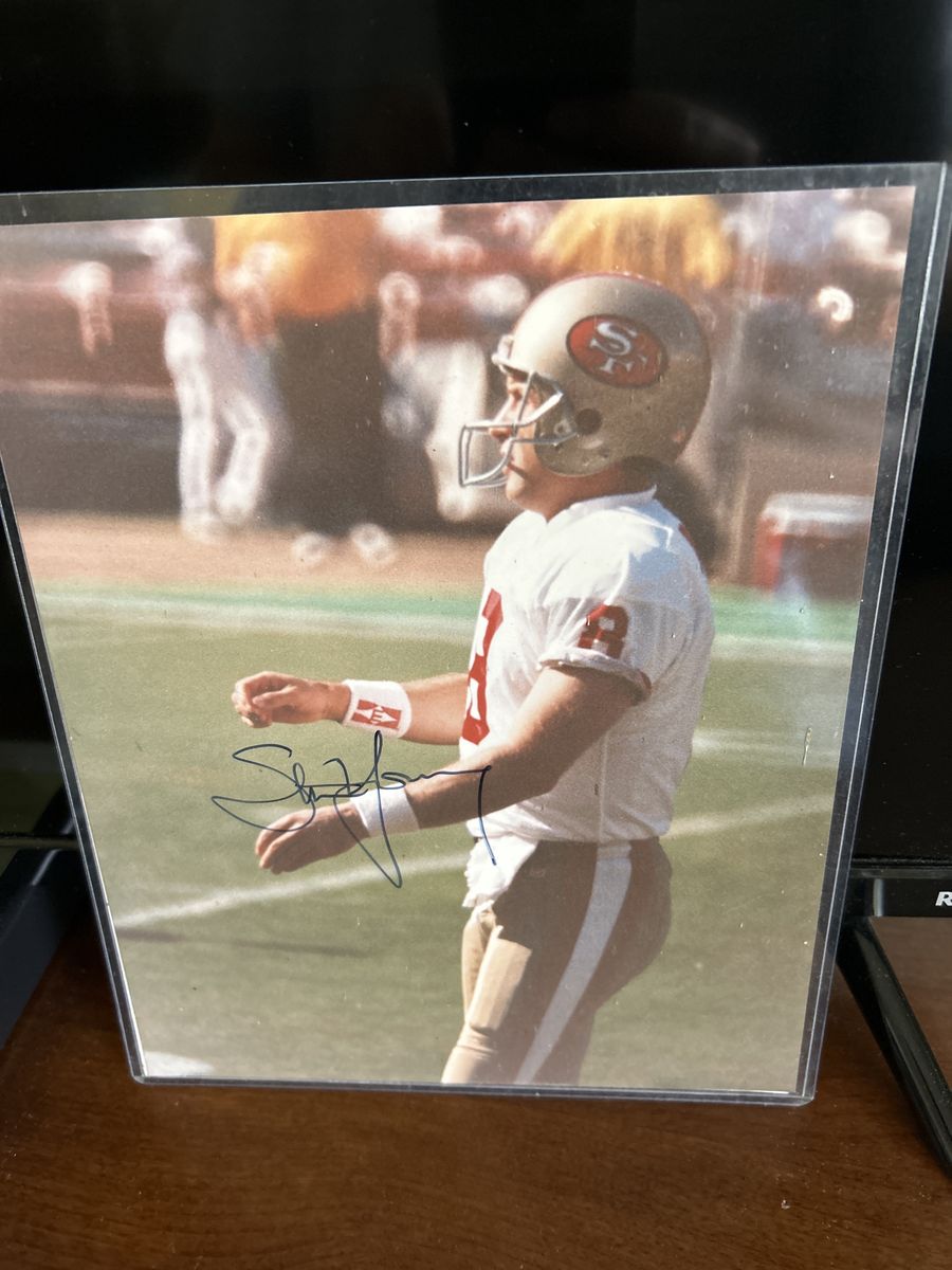 Steve Young San Fransico 49ers Auto BYU Autograph