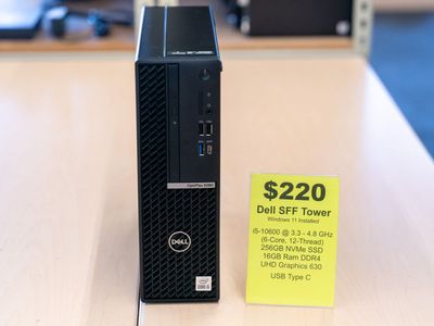 Dell OptiPlex SFF i5-10505 Tower PC 256GB SSD 16GB RAM Windows 11 Computer Tower