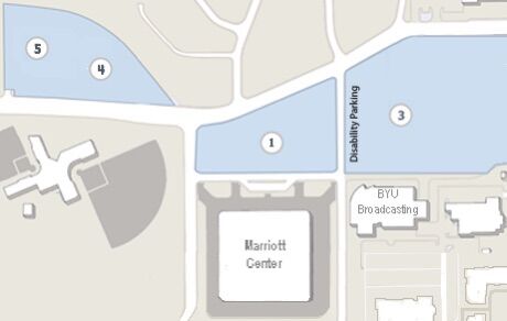 BYU V Iowa State Basketball Parking Pass (lot 1)