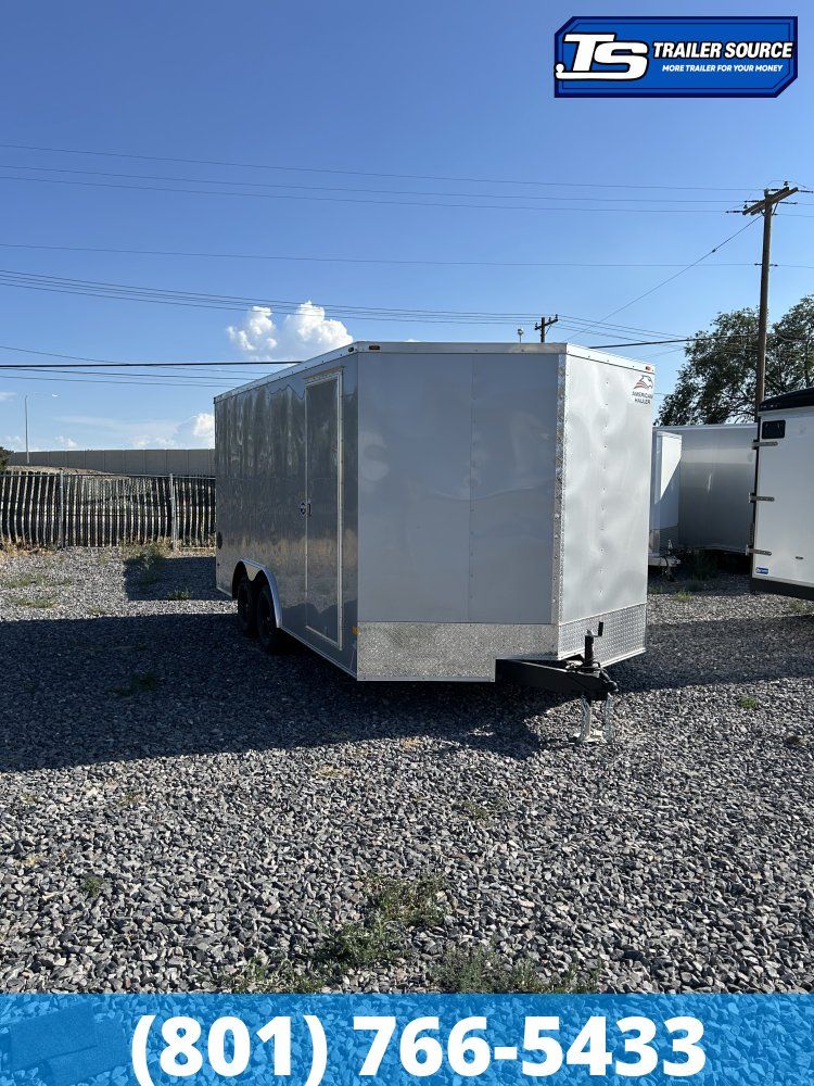 8.5x16 American Hauler Arrow Deluxe Enclosed Cargo Trailer - 7'0" Interior - 7K GVWR - Dovetail