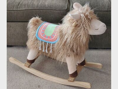 Llama Plush Rocker Rocking Toy