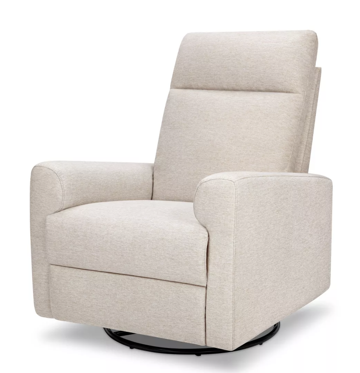 NEW DaVinci Erin Recliner and Swivel Glider BEACH Press back Wood Frame EM29987BH