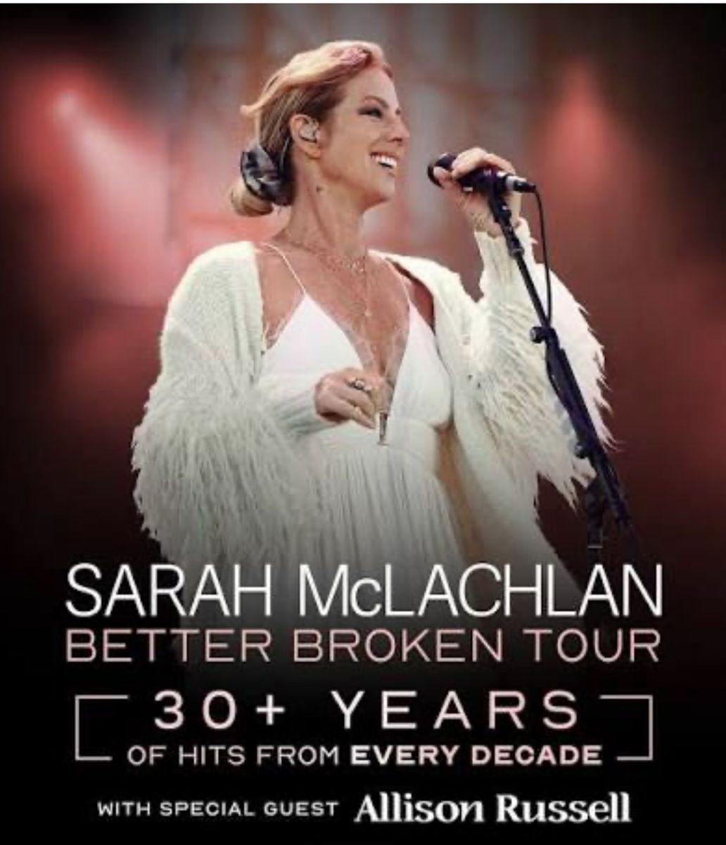 Awesome seats! $100 each. Sarah McLachlan Better Broken Tour 3 Tickets - Sect 203, Row K, Seats 7-9 - Utah Amphitheatre