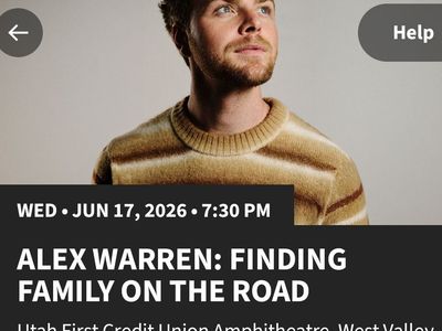 Alex Warren Ticket