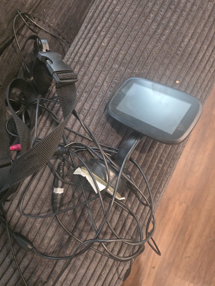 Dash Camera with Display Screen and Cables Used