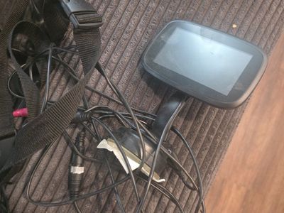 Dash Camera with Display Screen and Cables Used