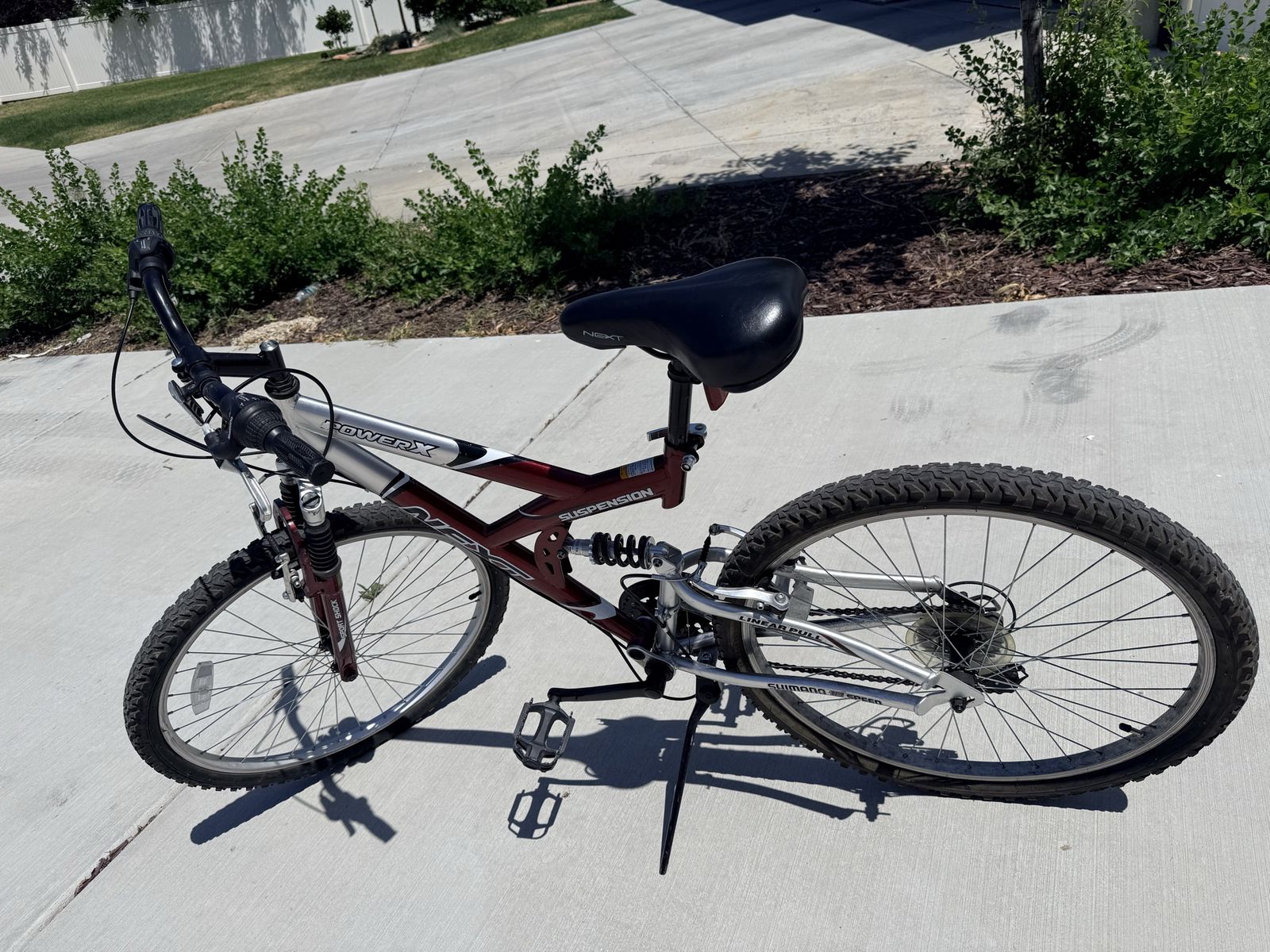Next Power X Full Suspension Mountain Bike - Shimano Drivetrain - Used
