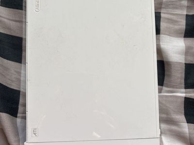 Nintendo Wii Console RVL-001 White - Includes 1 Controller, 2 Memory Cards, Sensor & Steering Wheel