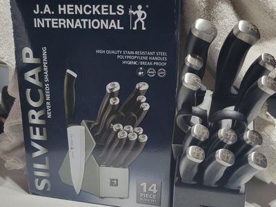 J.A. Henckels International Silvercap 14-Piece Knife Block Set
