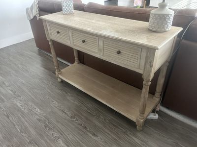 Entry Table With Drawers