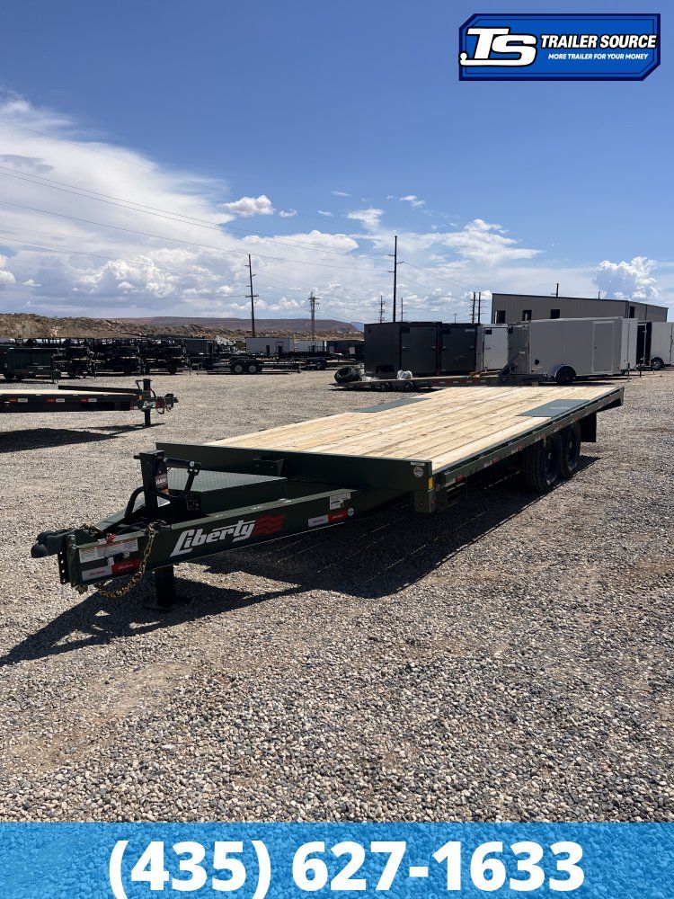 8.5x20 Liberty LOA Deckover Equipment Trailer - 15.4K GVWR -
