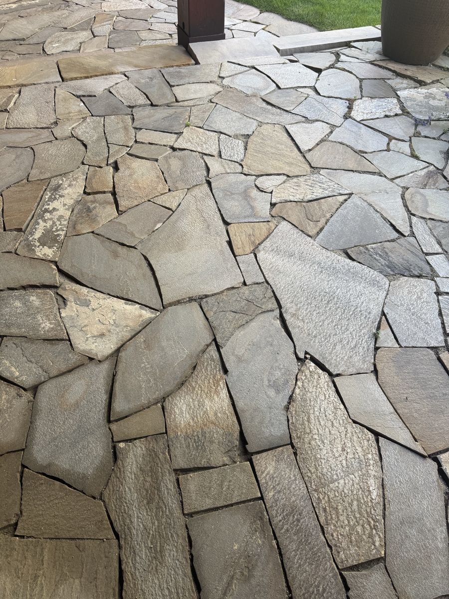 Flagstone pavers natural silver quartzite