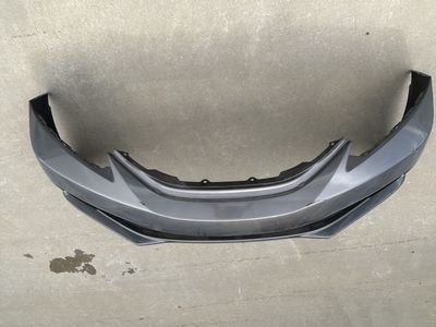 2013-2015 Honda Civic Sedan OEM Front Bumper Cover Gray Genuine Honda