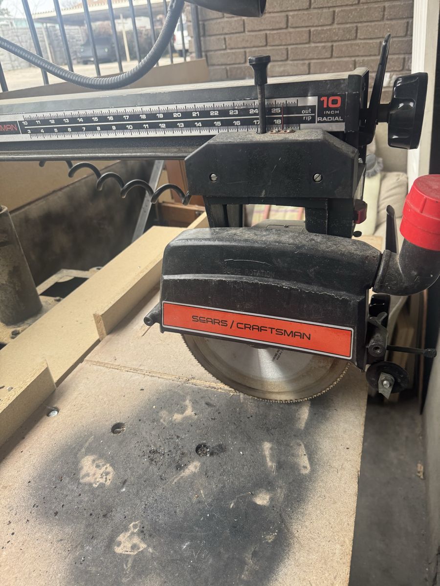 Craftsman radial arm saw