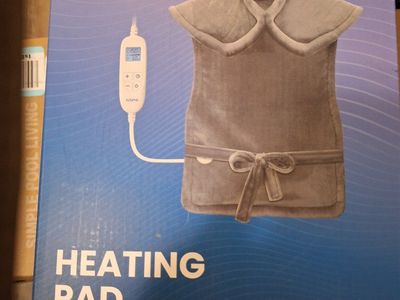 RENPHO Wearable Heating Pad - Neck, Shoulder & Back Relief - Dark Blue 24x37 inch
