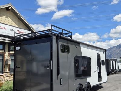 8x24 / 8.5x24 Nomad 24FK SE Toy Hauler Travel Trailer Enclosed R.V. Stealth Nomad 2026