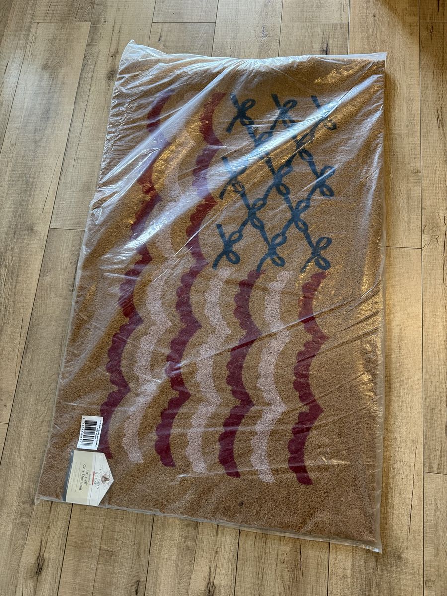 NEW! Bow Flag Coir Outdoor Doormat