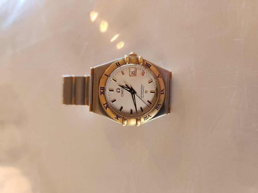 Omega Constellation Woman's Automatic Stainless Steel 18K Yellow Gold 27.5mm