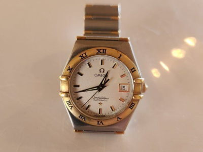 Omega Constellation Woman's Automatic Stainless Steel 18K Yellow Gold 27.5mm