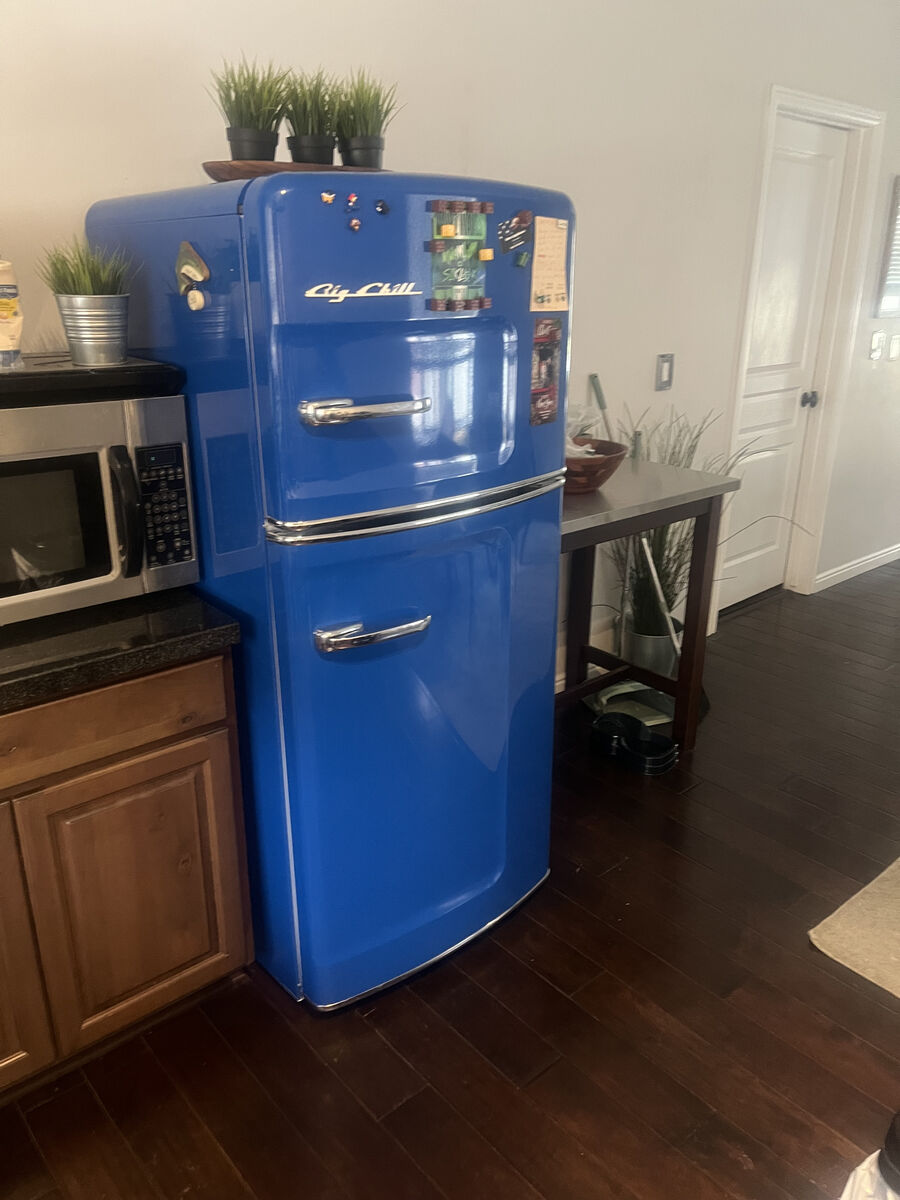 Retro Blue Big Chill Studio Fridge - 28 Wide