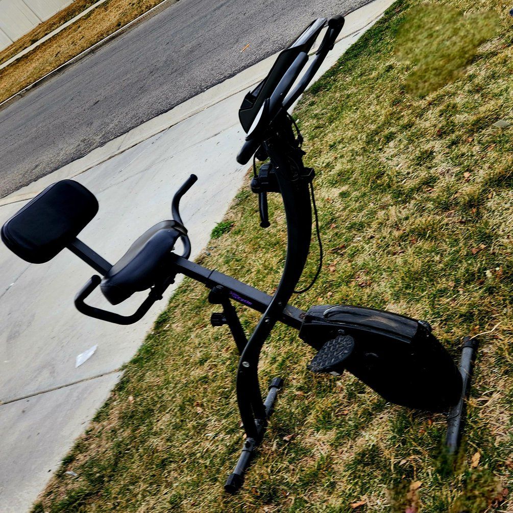 folding exercise bike