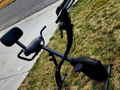 folding exercise bike