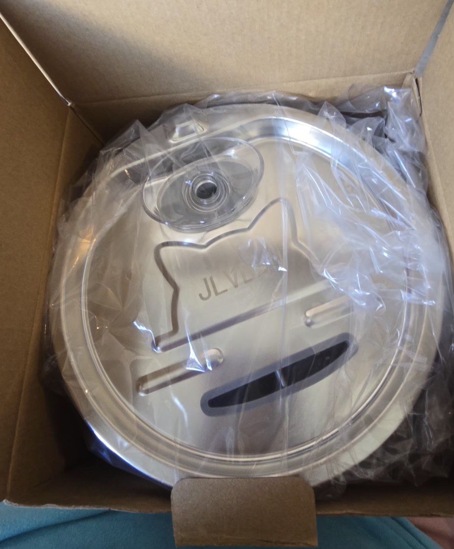 Pet steel Water Fountain 2.2L Ultra-Quiet