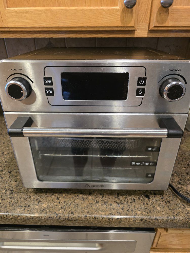 Aoobosi Air Fryer Toaster Oven - Stainless Steel Digital Countertop Multi-Function Convection Oven