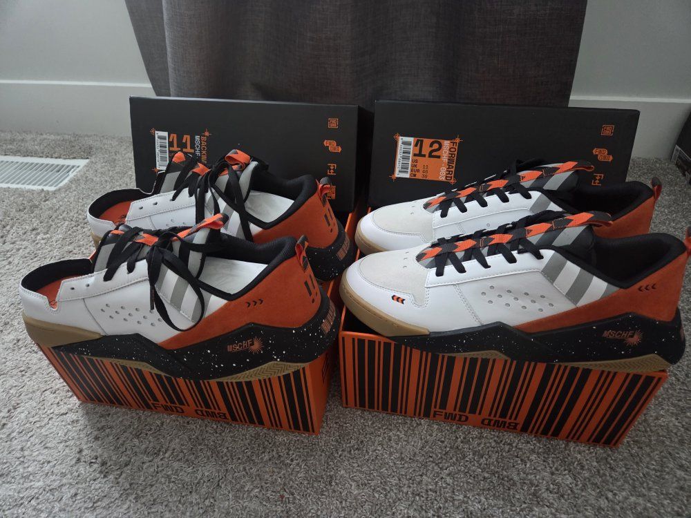 MSCHF x Lil Wayne "FORWARD" &  BACKWARD - White/Orange (New, Sizes 11 & 12 Available)