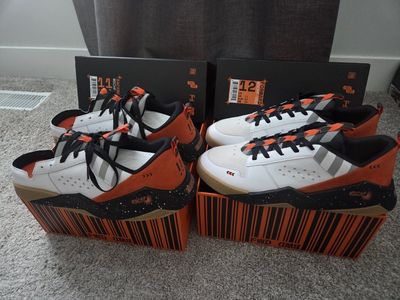 MSCHF x Lil Wayne "FORWARD" & BACKWARD - White/Orange (New, Sizes 11 & 12 Available)