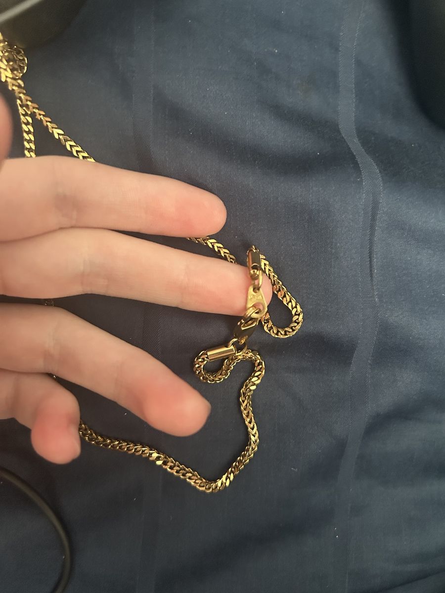 18k GP Gucci necklace