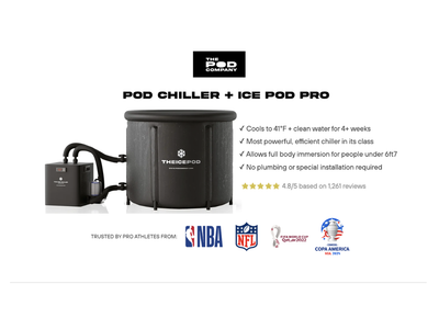 Cold Plunge Ice Bath + Chiller (cools to 41d w/ no ice) + Insulation + More! UNUSED. ORIGINAL PACKAGING (sells for $970 w/ tax)