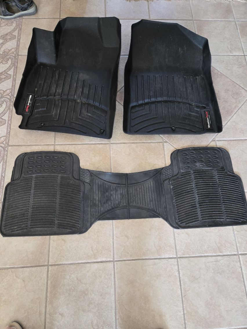 Weather Tech Front Floor Mats and Trunk Liner fits 2017-2020 Hyundai Elantra Sedan 