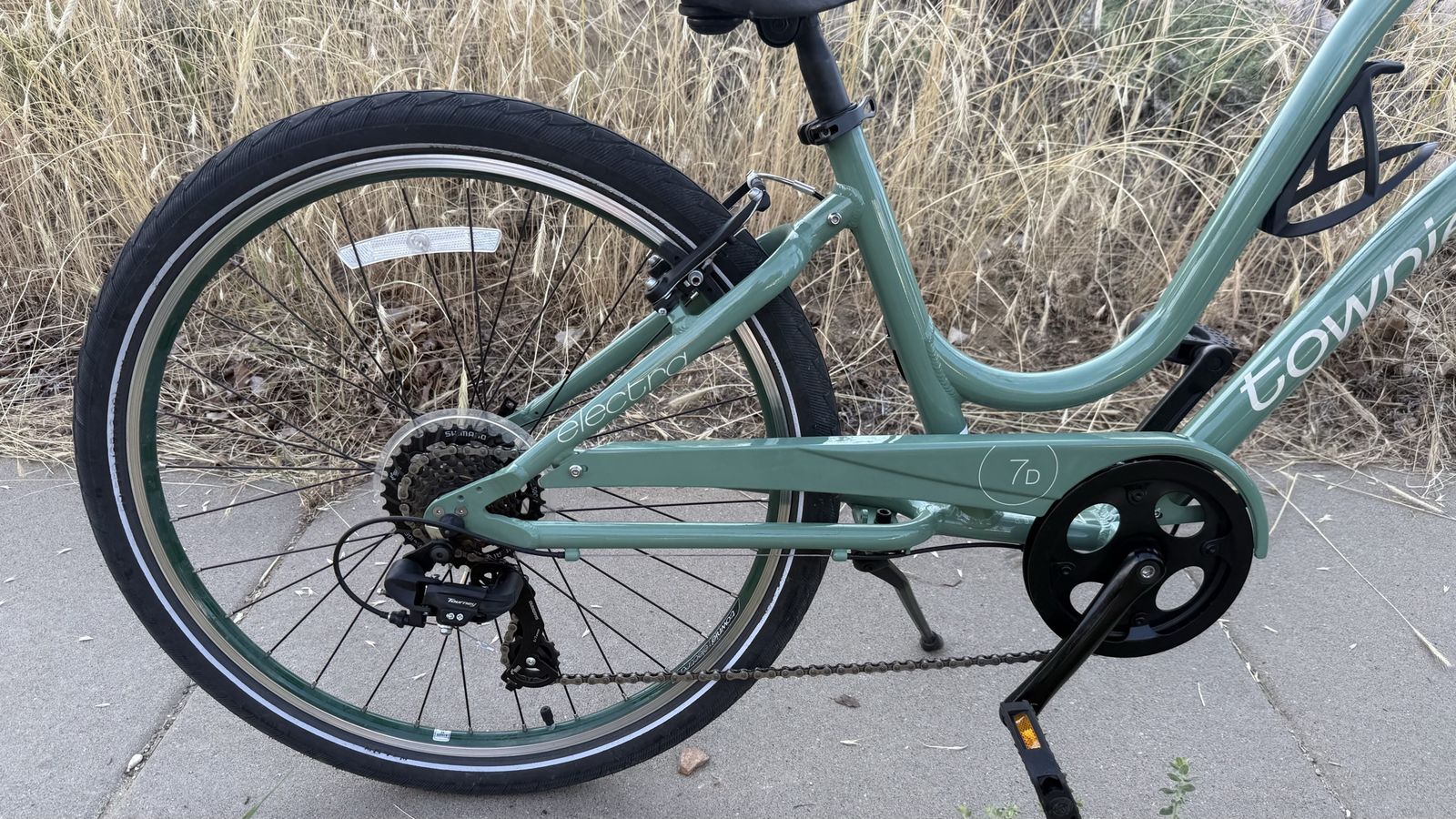 Electra Townie 7D Step-Through Cruiser Bike - Green, Excellent Condition