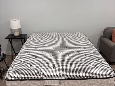 Queen Mattress and Metal Frame