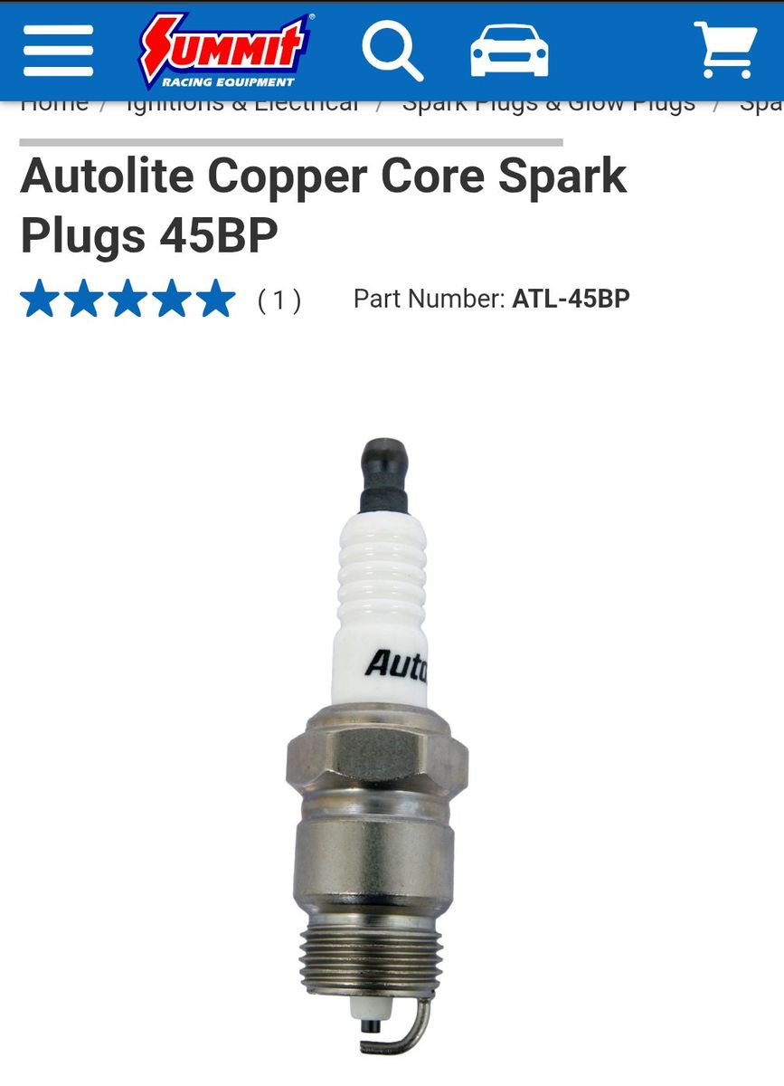 Brand New 24 Pack Autolite 45BP Copper Core spark plugs.