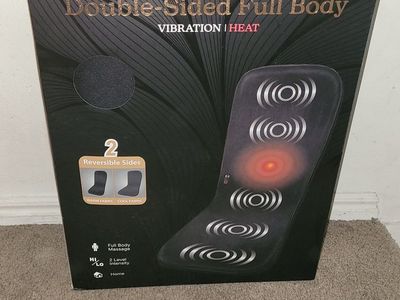 Health touch massage mat double sided full body vibration heat