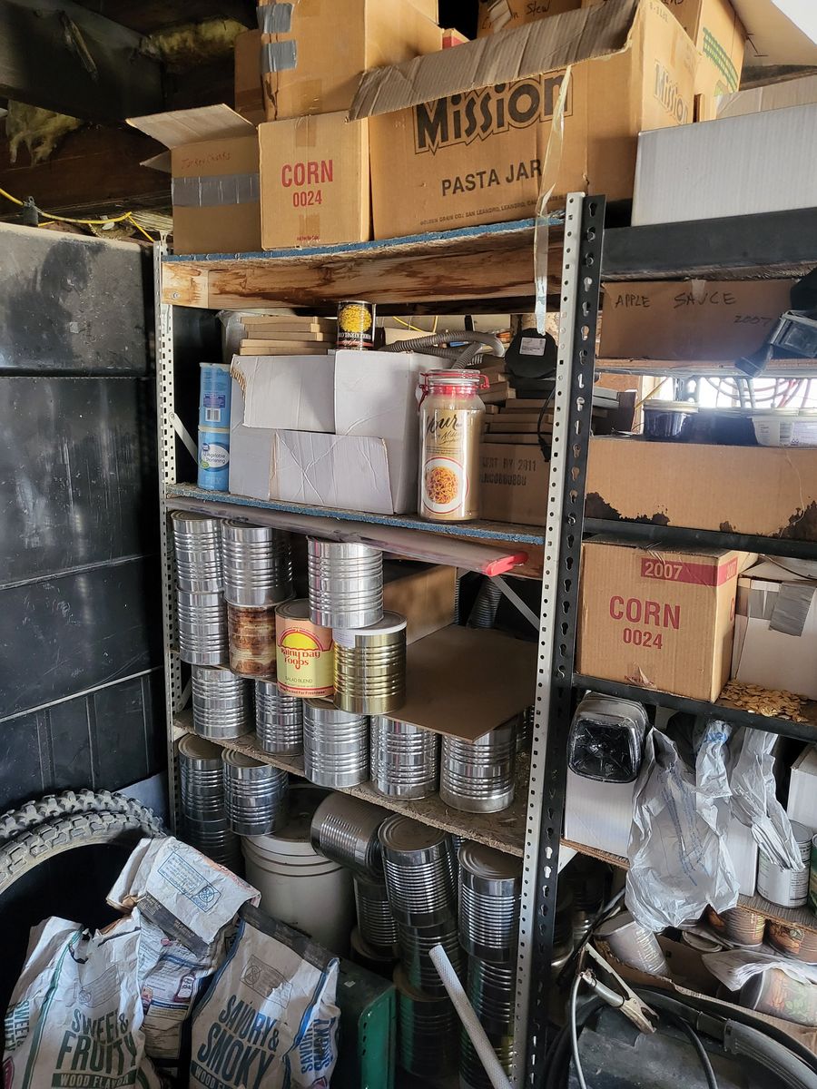 Food storage (mostly expired)