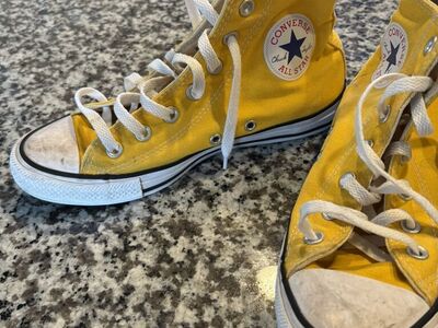 Yellow Converse Shoes