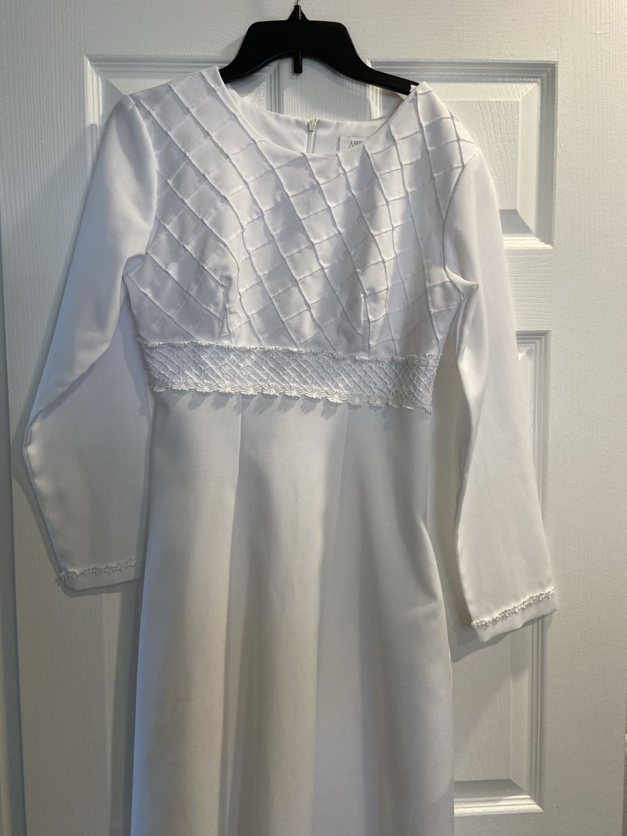 White Temple Dress