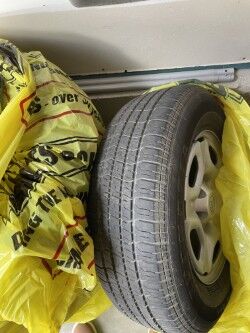 4 All Season tires and wheels. P215/70R15 $200